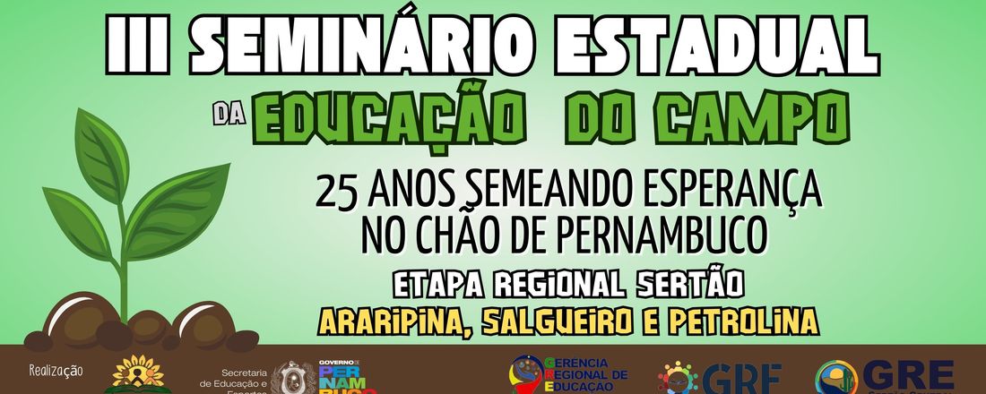 III Seminário da Educação do Campo de Pernambuco - Regional Sertão 2