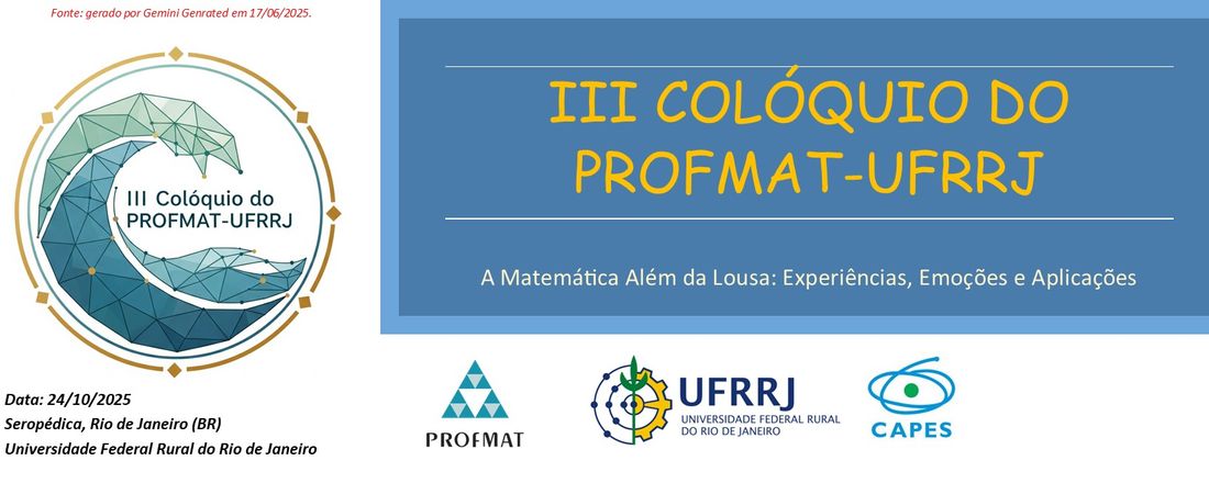 III Colóquio do PROFMAT-UFRRJ
