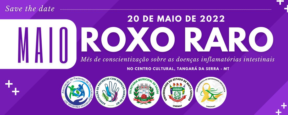 MAIO ROXO RARO: Mês de conscientização sobre as doenças inflamatórias intestinais