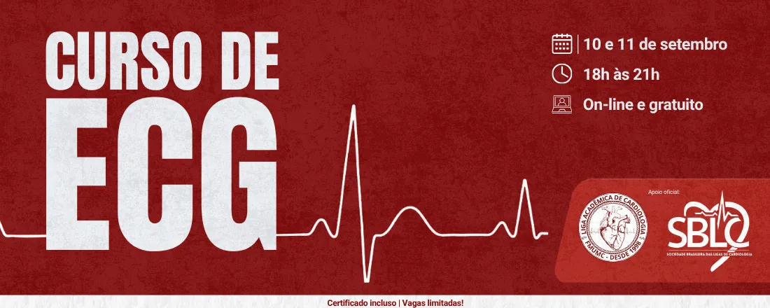 Curso de ECG 2026 - Liga Acadêmica de Cardiologia da FMUMC