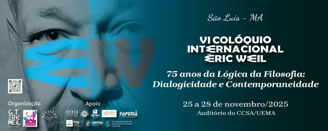 VI Colóquio Internacional Éric Weil - 75 anos da Lógica da Filosofia: Dialogicidade e Contemporaneidade