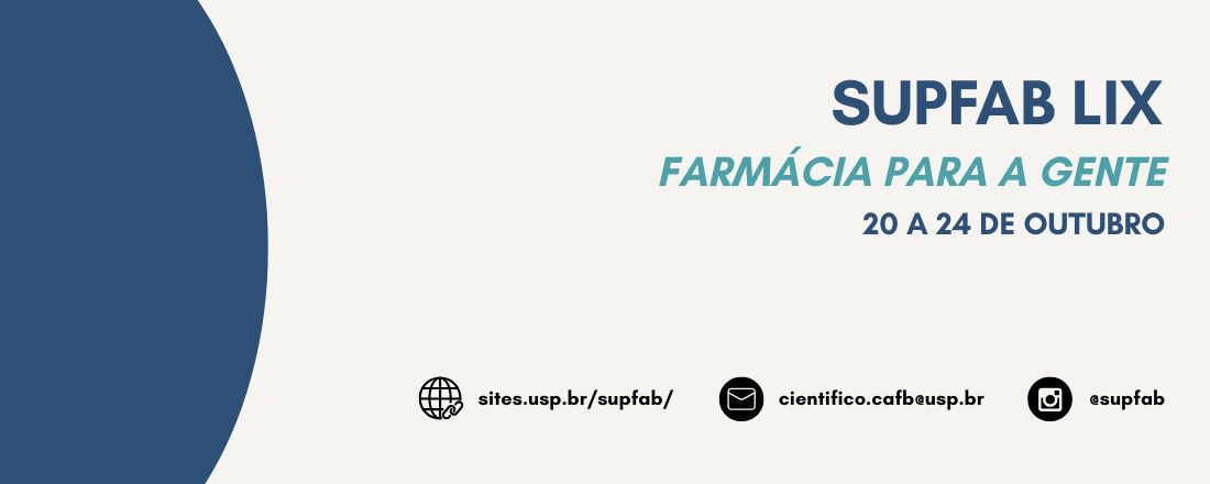 SUPFAB LIX - Semana Universitária Paulista de Farmácia e Bioquímica
