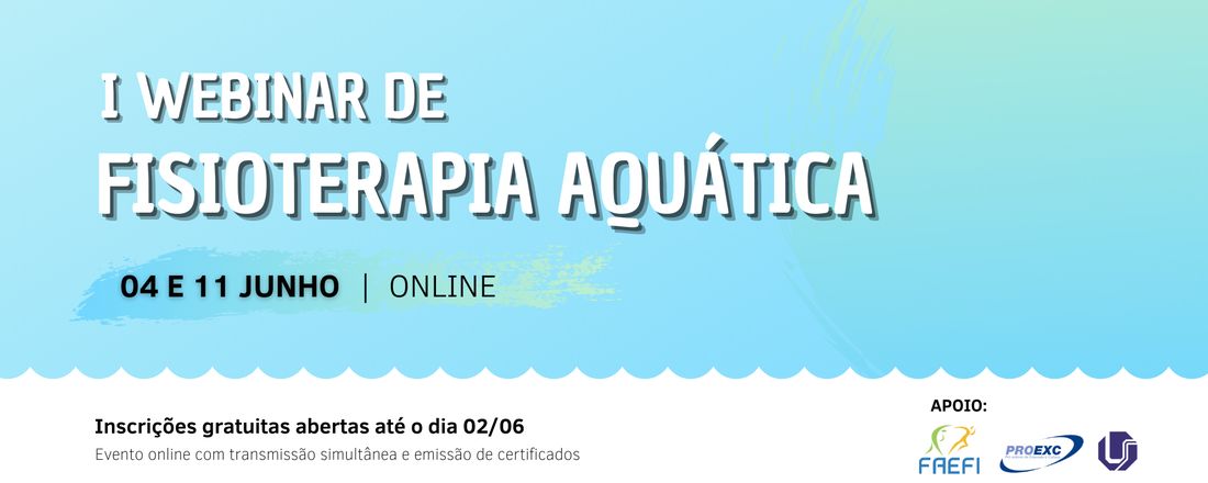 1º Webinar de Fisioterapia Aquática