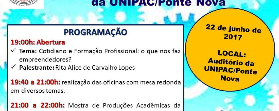 I FÓRUM INTERDISCIPLINAR DE EDUCAÇÃO E EMPREENDEDORISMO