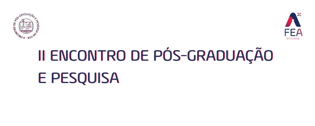 II EPGeP - ENCONTRO DE PÓS-GRADUAÇÃO E PESQUISA DA FEA