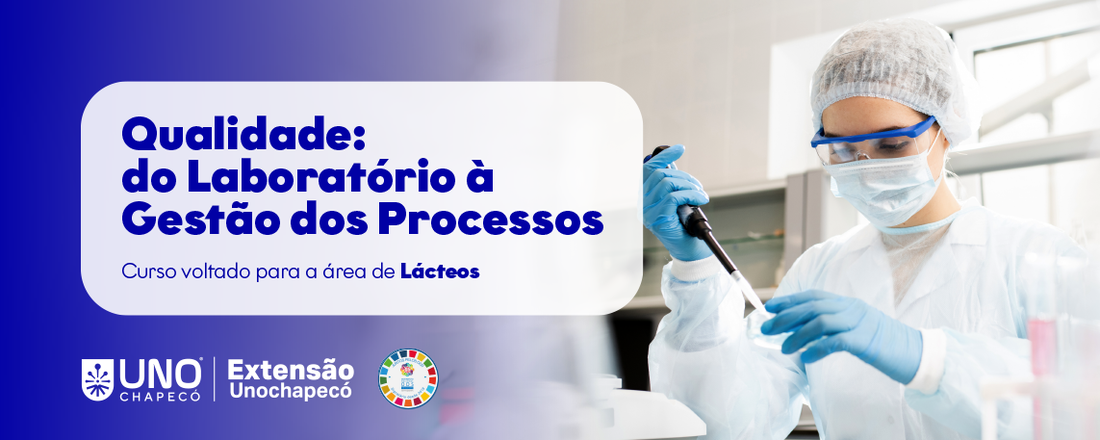 QUALIDADE: DO LABORATÓRIO À GESTÃO DOS PROCESSOS