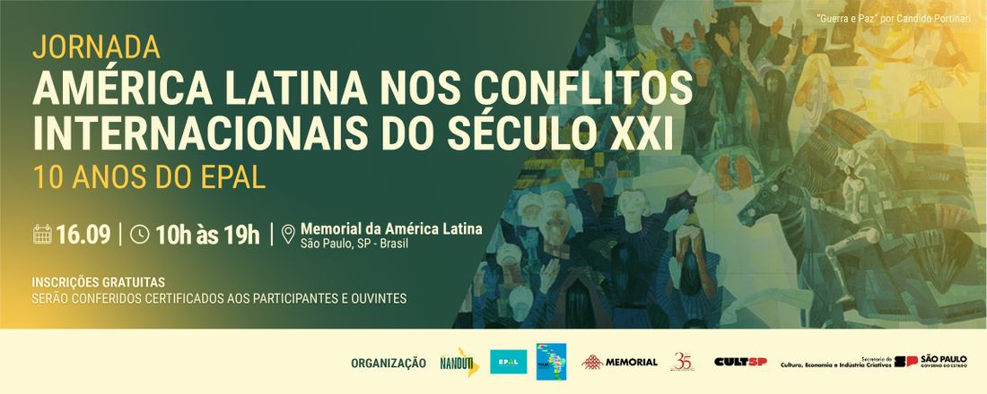 JORNADA AMÉRICA LATINA NOS CONFLITOS INTERNACIONAIS DO SÉCULO XXI