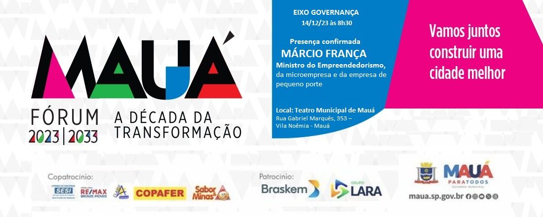 Fórum Mauá 2023-2033 “A Década da Transformação”