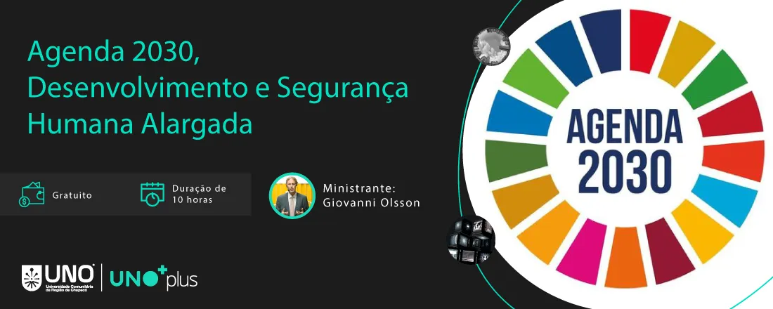 Agenda 2030, Desenvolvimento e Segurança Humana Alargada - 10 horas