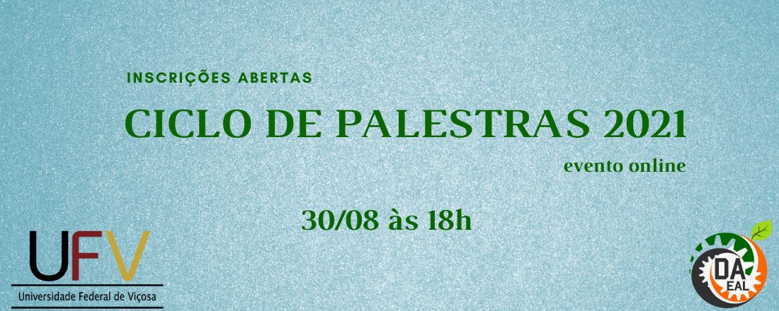 Ciclo de Palestras 2021 - UFV