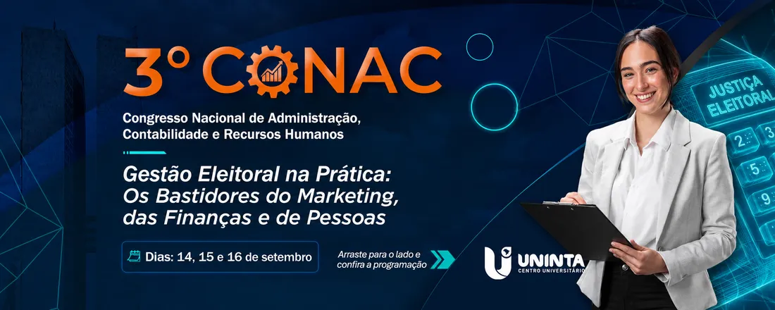 3o CONAC- Congresso Nacional de Administração, Contabilidade e Recursos Humanos do UNINTA EAD