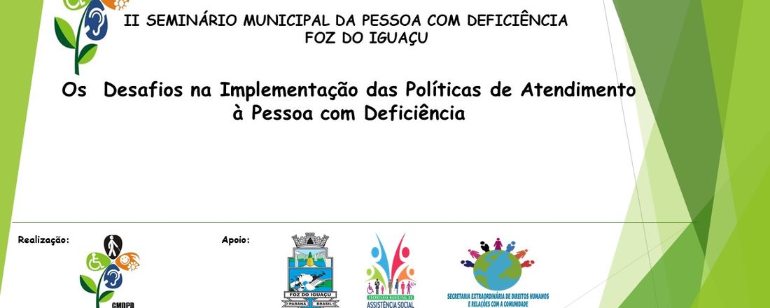 II Seminário Municipal da Pessoa com Deficiência