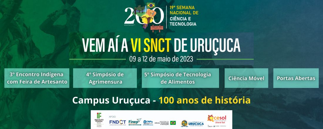 6ª Semana Nacional de Ciências e Tecnologia