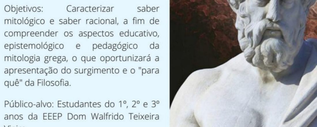 Minicurso Origem da Filosofia: do mito ao logos