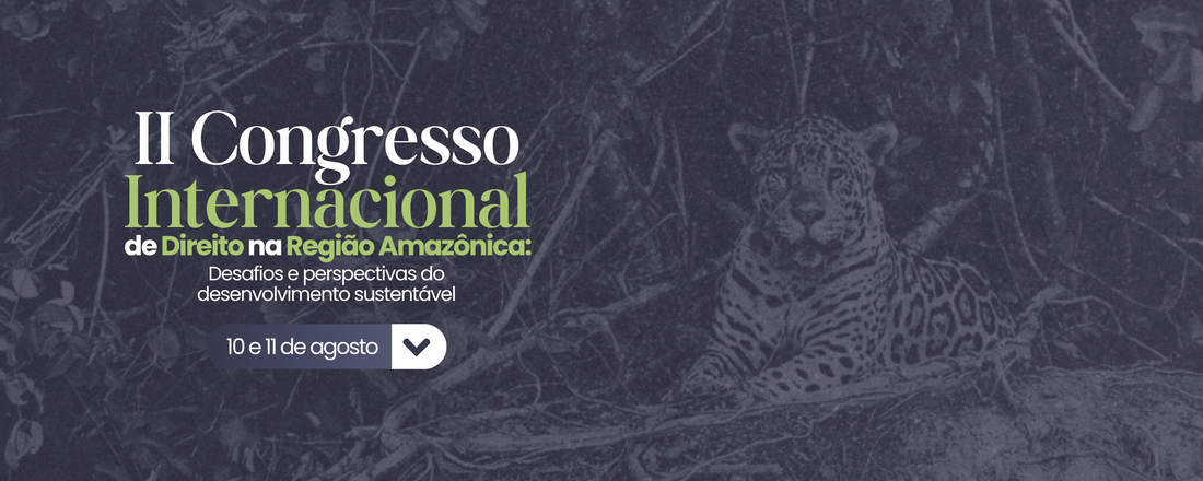 II Congresso Internacional de Direito na Região Amazônica: Desafios e perspectivas do desenvolvimento sustentável.