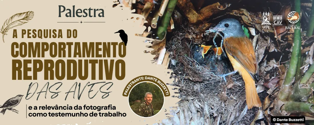 A pesquisa do comportamento reprodutivo das aves e a relevância da fotografia como testemunho do trabalho.