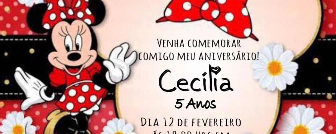 Aniversário da Cecília