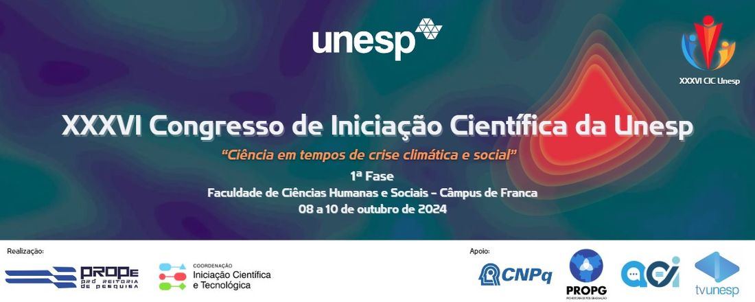 XXXVI Congresso de Iniciação Científica da Unesp - FCHS/Franca