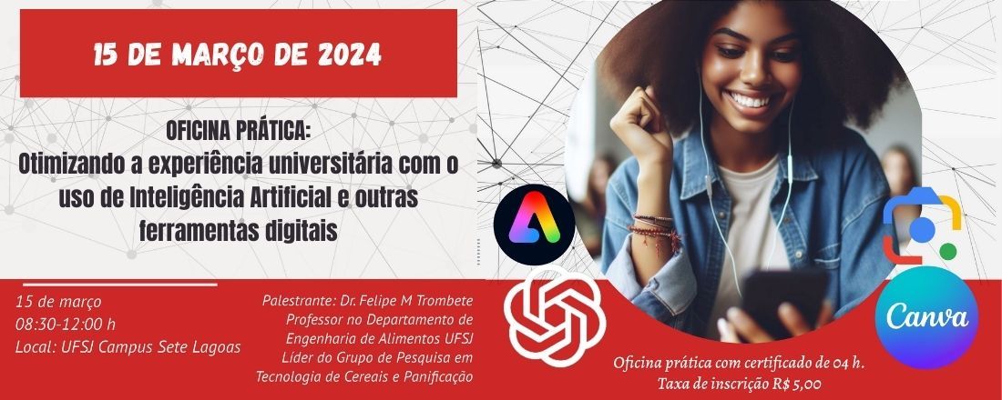 Oficina: Otimizando a experiência universitária com o uso de Inteligência Artificial e outras ferramentas digitais