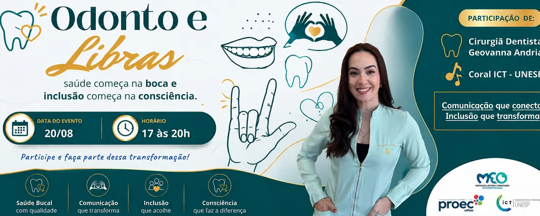 Odonto e Libras: saúde começa na boca e inclusão começa na consciência