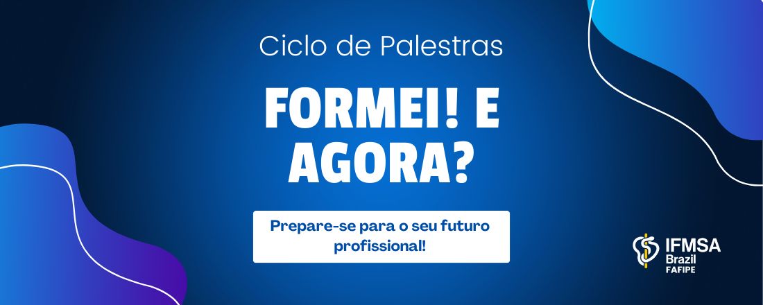 Formei! E agora?