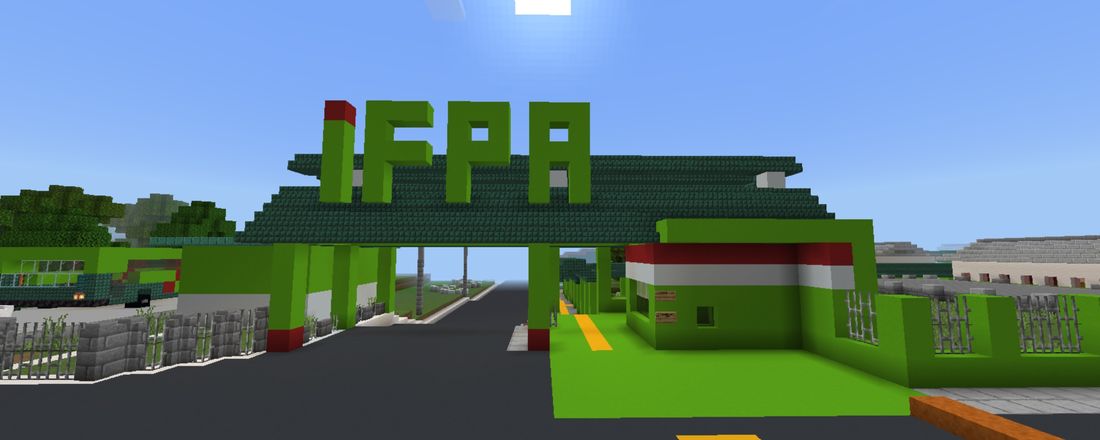 Tour pelo IFPA no Minecraft