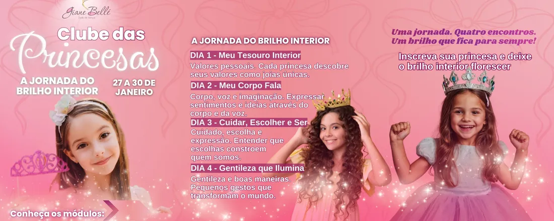Clube das princesas - a jornada do brilho interior