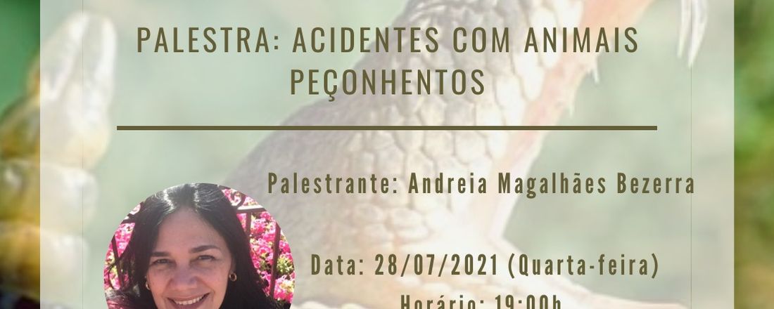 Palestras - Acidentes com Animais Peçonhentos