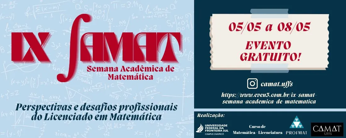 IX SAMAT - Semana Acadêmica de Matemática
