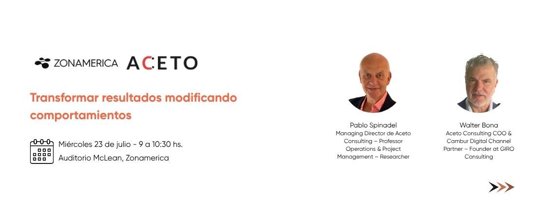 Transformar resultados modificando comportamientos