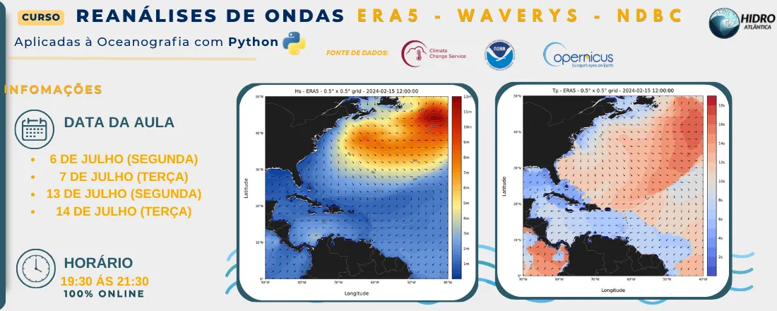 Curso Reanálises de Ondas - WAVERYS x ERA5 x NDBC