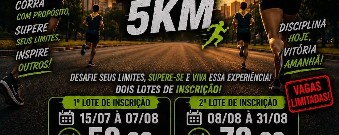2º CORRIDA, CAMINHADA, TREINO DO CLUBE DE DESBRAVADORES SELVA