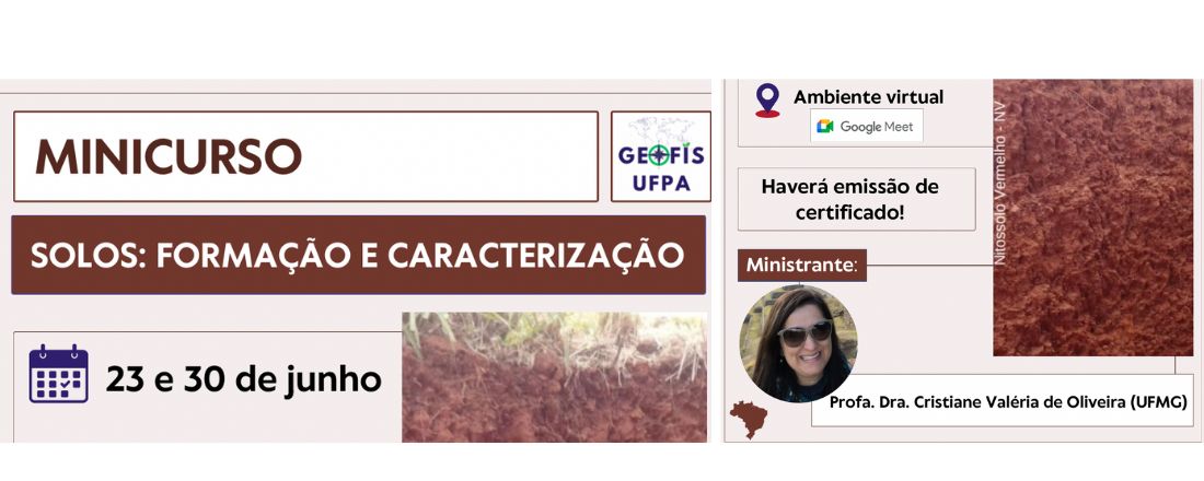 SOLOS: formação e caracterização