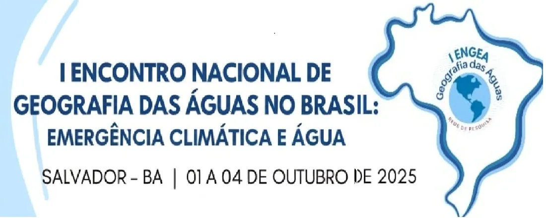 I Encontro Nacional de Geografia das Águas no Brasil