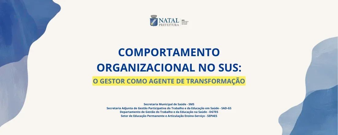 Comportamento Organizacional no SUS: O Gestor como Agente de Transformação - DSL, DSS e Nível Central