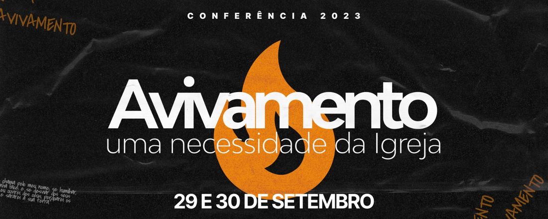 3°Conferência Avivamento: Uma necessidade da Igreja