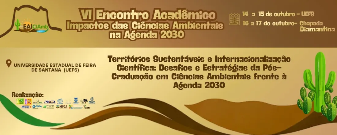 VI Encontro Acadêmico: Impacto das Ciências Ambientais na Agenda 2030