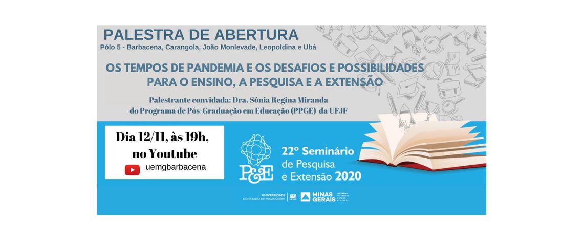 Palestra de abertura do 22º Seminário de Pesquisa e Extensão