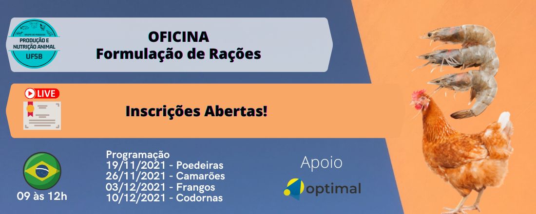 Oficina Formulação de Rações