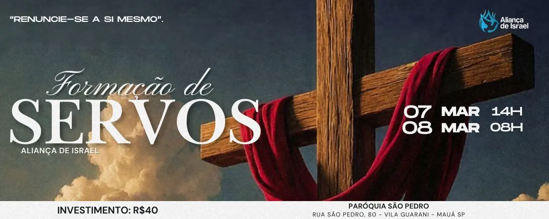 Formação de Servos Aliança de Israel 2026