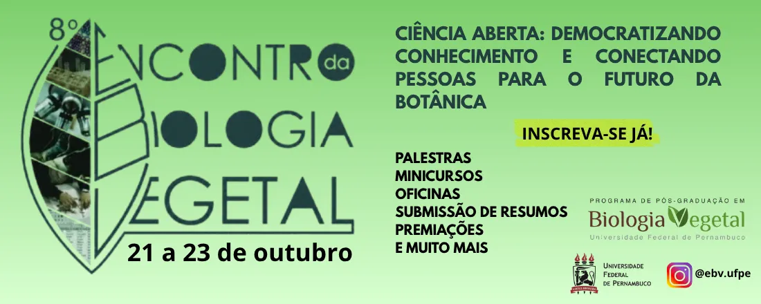8º ENCONTRO DA BIOLOGIA VEGETAL - UFPE