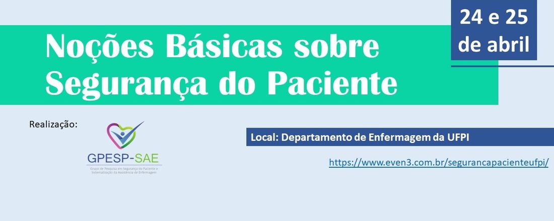 Noções Básicas sobre Segurança do Paciente