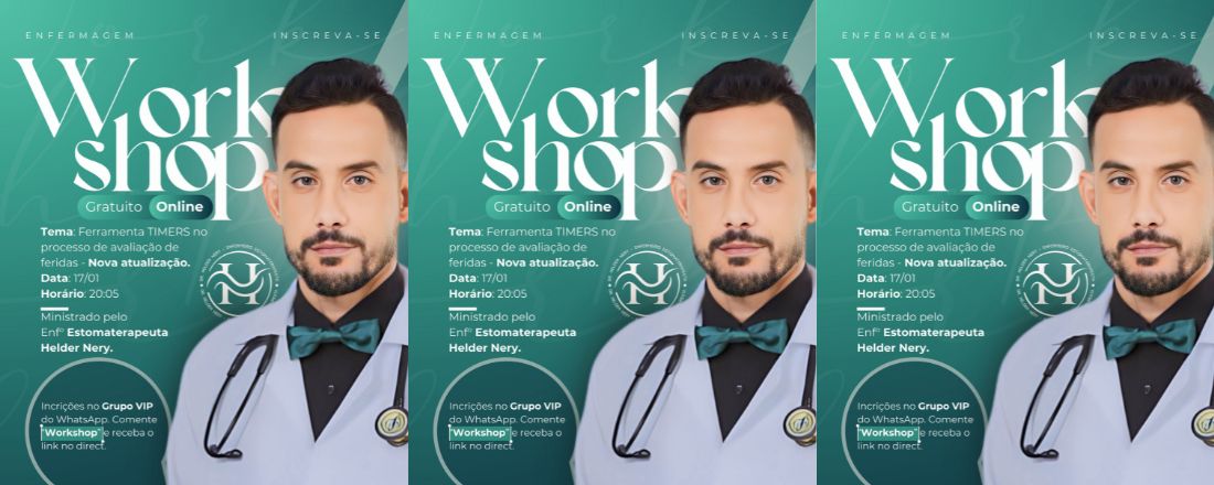 Workshop Gratuito : Ferramenta TIMERS na avaliação de Feridas