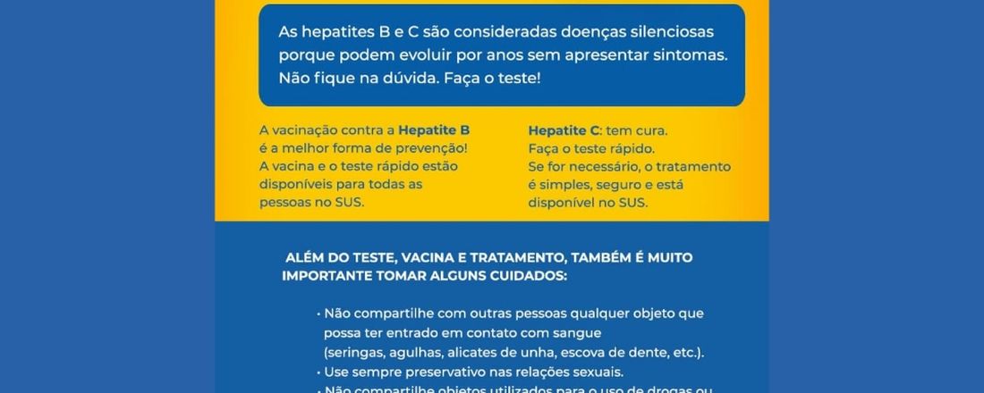 Palestra Campanha "Julho Amarelo"