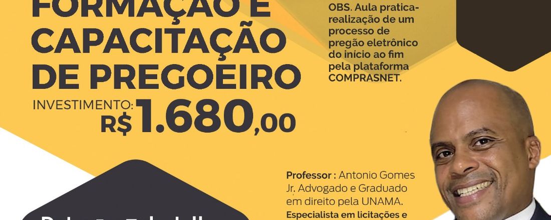 CURSO DE LICITAÇÃO PARAUAPEBAS