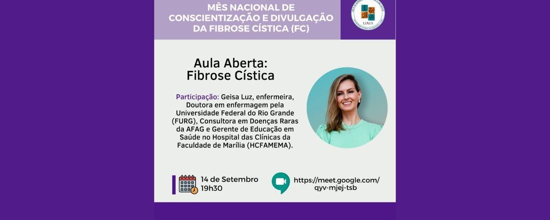 Mês Nacional de Conscientização e Divulgação da Fibrose Cística (FC)