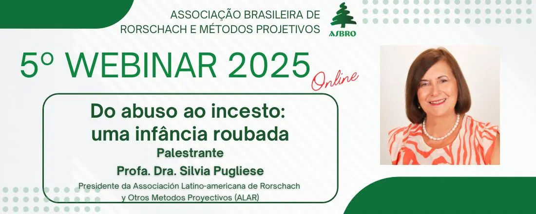 5º Webinar ASBRo - Do abuso ao incesto: uma infância roubada