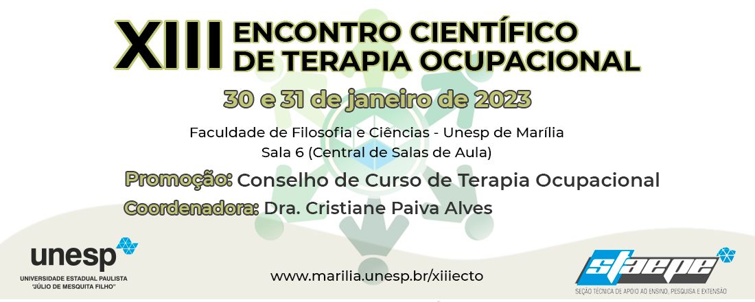 XIII Encontro Científico de Terapia Ocupacional