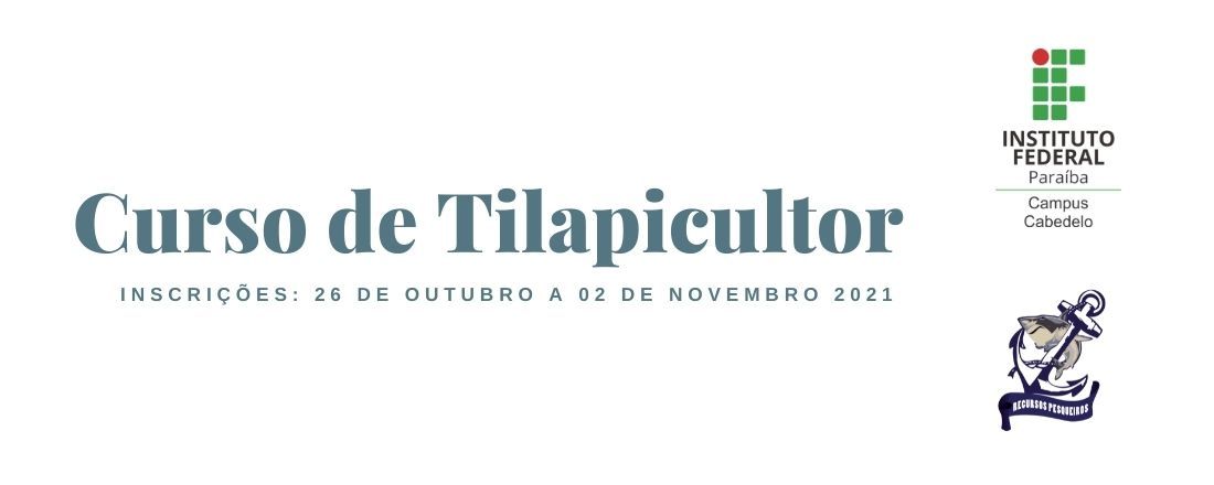 Curso EAD de Tilapicultor 2021.2