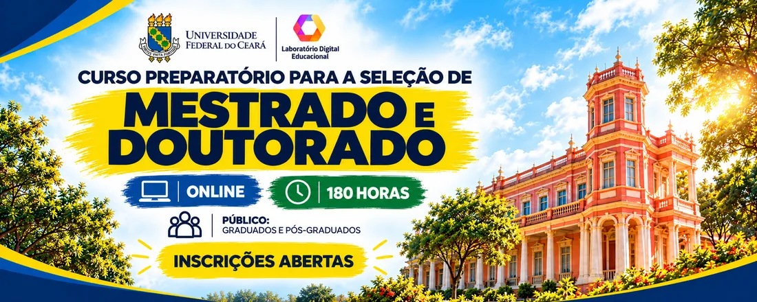 CURSO PREPARATÓRIO PARA A SELEÇÃO DE MESTRADO E DOUTORADO